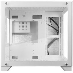 Gabinete Gamer Game Factor CSG570 - Micro ATX/Mini ITX - Panel Lateral - Blanco