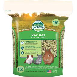 Oxbow Animal Health Oat Hay All Natural Hay Conejos Hamster Chinchillas 15 oz