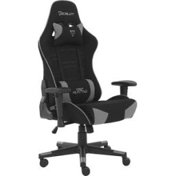Silla Gamer Ocelot OST-BLACK MIST - Soporta 150 kg - Negro con Gris