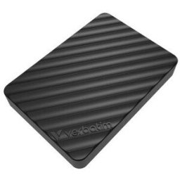 Unidad de Estado Sólido Externo Verbatim Store 'N' Go Mini Stripe - 512GB - USB-C - Gris con Negro