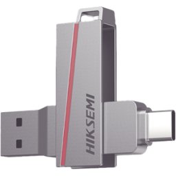 Memoria USB HIKSEMI E307C - 128GB - USB-A/USB-C - Plata
