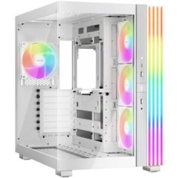 Gabinete Gamer be quiet! LIGHT BASE 600 LX White - Media Torre - ATX/M-ATX/Mini-ATX - 4 Ventiladores - Panel Lateral - Blanco