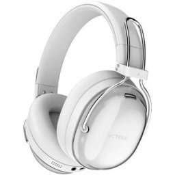 Audífonos Acteck Luxe Pure HP730 - Inalámbrico - Bluetooth - Blanco