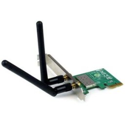 Tarjeta de Red StarTech.com PEX300WN2X2 - PCI-Express - 2.4 ~ 2.484 GHz - 300 Mbit/s - 2 Antenas Externas