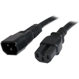 Cable StarTech.com PXTC14C153 - 91cm 14 AWG Adaptador Jumper Bridge IEC C14 a IEC C15 para Servidor UPS