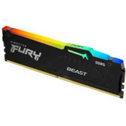 Memoria RAM Kingston FURY Beast RGB - DDR5 - 32GB - 6000MHz - DIMM - para PC