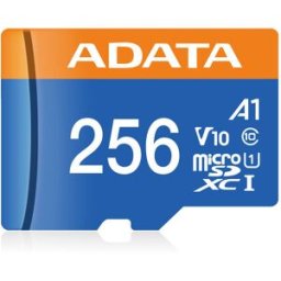 Tarjeta Micro SD ADATA Premier - 256GB - Clase 10 - Adaptador