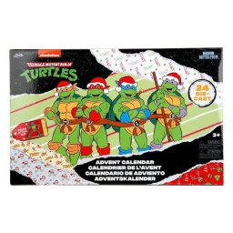 Teenage Mutant Ninja Turtles Battle Diecast Mini Figures Advent Calendario Festivo 24 Figuras Colección