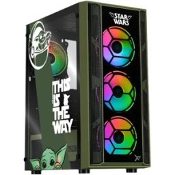 Gabinete Gamer Xtreme PC Gaming MG-23143 - Media Torre - ATX/Micro ATX/Mini ITX - 4 Ventiladores - Panel Lateral
