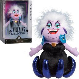 Just Play Colección Disney Villains Ursula Sirenita Peluche Coleccionable de 13 Pulgadas