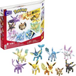 Mega Construx Pokemon Construcción Eevee Evolución Épica 6 Años en Adelante