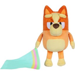 Bluey Sleepy Time Peluche de 32cm Bingo con Manta Presiona el Abdomen Escuchar 7 Frases Divertidas