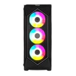 Gabinete Gamer Ocelot POLYGON-E5 - ATX/Micro ATX/Mini ITX - 3 Ventiladores - Panel Lateral