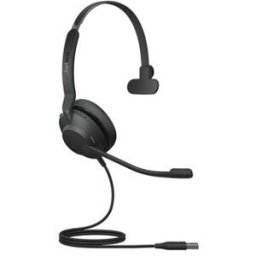 Diadema Jabra Evolve2 30 UC Mono - Alámbrico - USB - Micrófono - Negro