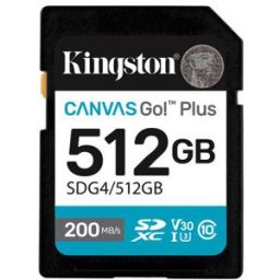 Memoria SDXC Kingston Canvas Go! Plus - 512GB - U3 - V30