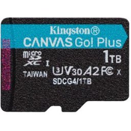 Memoria MicroSD Kingston Canvas Go! Plus - 1TB - Clase 10 - Sin Adaptador