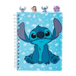 Libreta Cuaderno Disney Stitch Multi Tab Journal Pestañas 9in