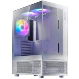 Gabinete Gamer ADATA XPG Invader X Mini - Media Torre - ATX/Micro-ATX/Mini-ITX - 5 Ventiladores - Panel Lateral - Blanco