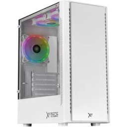 Gabinete Gamer Xtreme PC Gaming MG-36010 - Mini Torre - Micro ATX/Mini ITX - 3 Ventiladores - Blanco