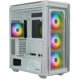 Gabinete Gamer ADATA XPG BATTLECRUISER II - Media Torre - ATX/Micro-ATX/Mini-ITX/E-ATX/CEB/EEB - 4 Ventiladores - Panel Lateral - Blanco