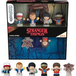 Figura Colección Little People Collector Stranger Things Castillo Byers Set Original Regalo