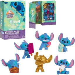 Just Play El Juego Figuras Coleccionables Disney Stitch Feed Me 6 Piezas Paquete Premium