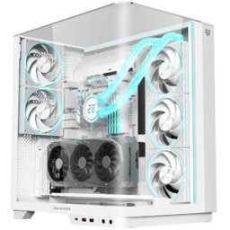 Gabinete Gamer Balam Rush EXPERT CURVE 7800 - Media Torre - ATX/Micro-ATX/mini-ITX - Panel Lateral - Blanco