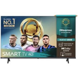 Pantalla Smart TV Hisense 43A4NV - 43" - Full HD - Wi-Fi - HDMI - USB