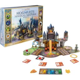 Spin Master Games Harry Potter Wizarding World Hogwarts Magical Mayhem Juego de Mesa 3D