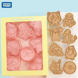 Cortador de galletas Pokemon 8 Piezas Dibujos Animados Molde