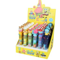 36 Bolígrafos SpongeBob Arenita Calamardo Dibujos Animados Estudiante 0,7mm Oficina Escuela