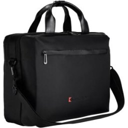 Swiss Mobility Swissmobility Maletin para Laptop Roble 17 Pulgadas Negro ROBLE-117BK - Compartimento Acolchado - Correa Ajustable - Organización de Accesorios - Material Poliéster