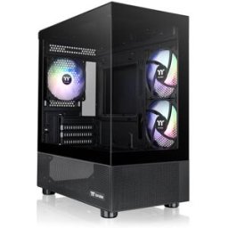 Gabinete Gamer Thermaltake View 170 TG ARGB - Micro Torre - Micro ATX/Mini ITX - 3 Ventiladores - Panel Lateral