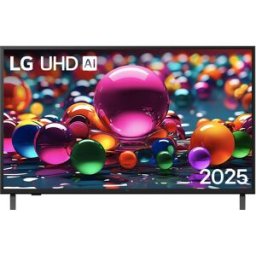 Television LG 50 Pulgadas UHD AI ThinQ Serie UA75 4K Smart TV 2025 con Procesador Inteligente, HDR, Wi-Fi Integrado y Acceso a Plataformas de Streaming