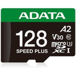 Memoria MicroSDXC ADATA Speed Plus - 128GB - Clase 10 - C/Adaptador