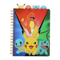 Libreta Cuaderno Anime Squirtle Multi Tab Journal Pestañas 9in