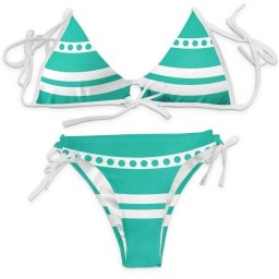 Traje Baño Anime Nami One Piece Mujer Bikini Cosplay Primavera Verano