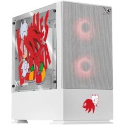 Gabinete Gamer Xtreme PC Gaming MG-23127 - Sonic Knuckles Comic Edition -Mini Torre - Micro ATX/Mini ITX - 3 Ventiladores - Panel Lateral