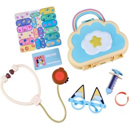 Bluey Cloud Bag Juego de Juguetes con 7 Piezas de Juego