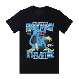 Playera Poppy Playtime Huggy Wuggy Camiseta Hombre Manga Corta Estampado