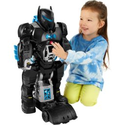 Fisher-Price Imaginext DC Super Friends Batman Toy Bat-Tech Batbot Playset de 2 pies de Alto Robot con Luces y Sonidos