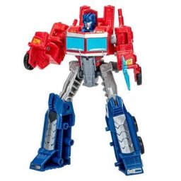 Figura Optimus Prime de Transformers EarthSpark con Tráiler de Battle Base