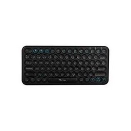 TECLADO / VORAGO / KBW-400, SLIM REGARGABLE TIPO C 2 BLUETOOTH WIRELESS NEGRO