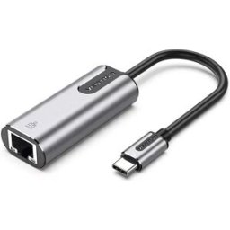 Adaptador de Red Vention CFNHB - USB-C a Ethernet - Plata