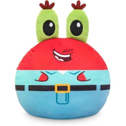 Peluche Original TeeTurtle Bob Esponja Mr. Krabs y Krabby Patty Reversible 6 Pulgadas Juguete Regalo