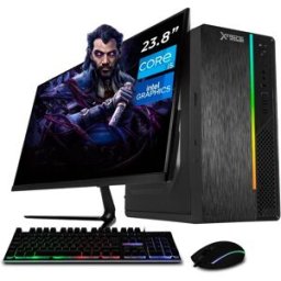 Computadora de Escritorio Xtreme PC Gaming XTPCI516GBHD730MUB - Intel Core i5-12400 · Integrada 16 GB RAM · 500 GB SSD Windows 11 · Torre Monitor 23.8" 75Hz Teclado Mouse