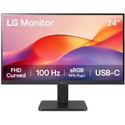 Monitor LG 24U421A-B - 23.8" Full HD LED Curvo 100Hz · 5ms HDMI · USB-C