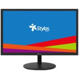 Monitor Stylos STPMOT1B - 18.5" 1366x768 HD LED 60Hz · 5ms VESA · HDMI · VGA