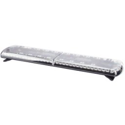 Torreta ECCO Serie 12 - Estroboscópica Dual Color Rojo/Azul/Claro/Ámbar · 48" - 130 LED Uso Profesional en Unidades de Policía y Emergencia