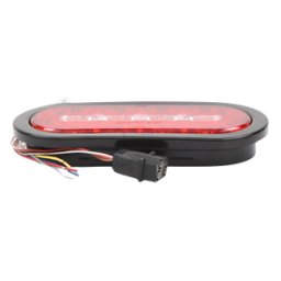 Luz LED ECCO ED3060AW - Ovalado 7.5' - 18 LED Ámbar Claro · 12VDC Uso Exterior para Camiones de Transporte